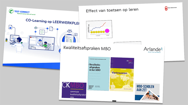 Presentaties gegeven tijdens Rondetafelconferentie Formatief Evalueren MBO