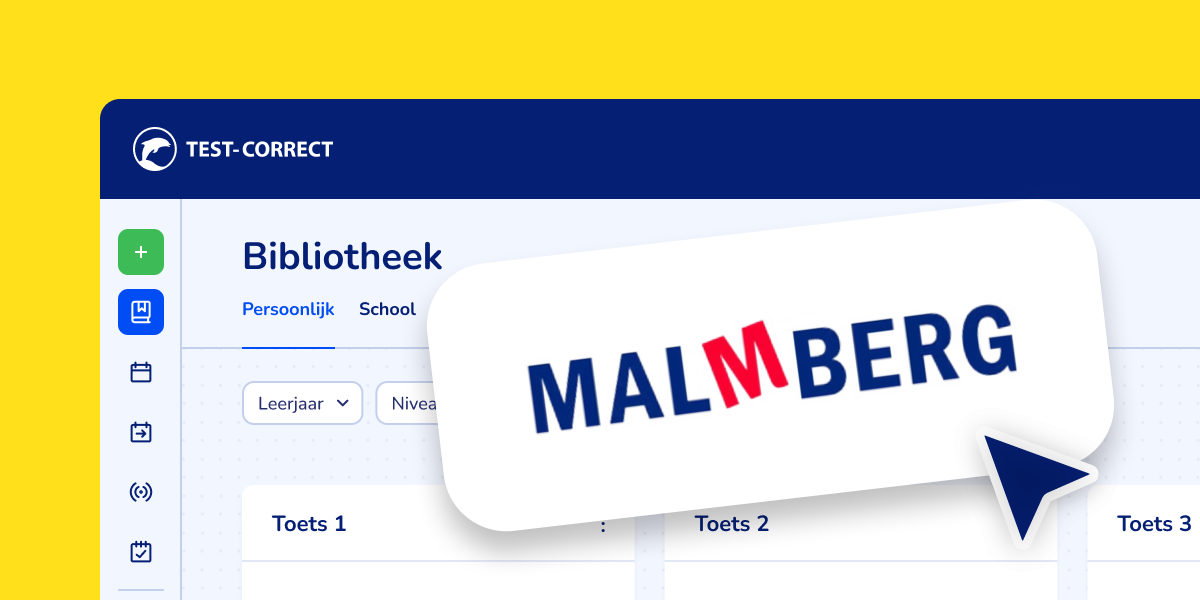 Toetsmateriaal van uitgeverij Malmberg nu beschikbaar